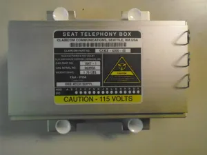 GULFSTREAM   G-IV  CLAIRCOM TELEPHONY SEAT BOX  P/N C23CE-4300-00    NEW SURPLUS